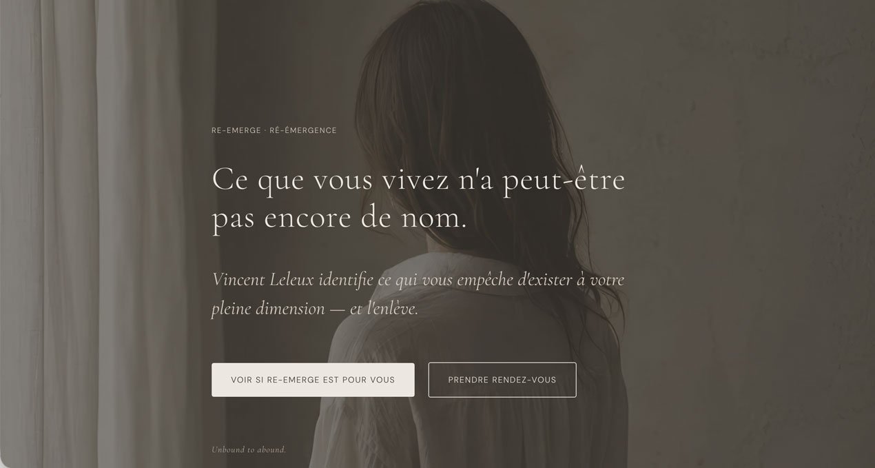 Re-Emerge homepage