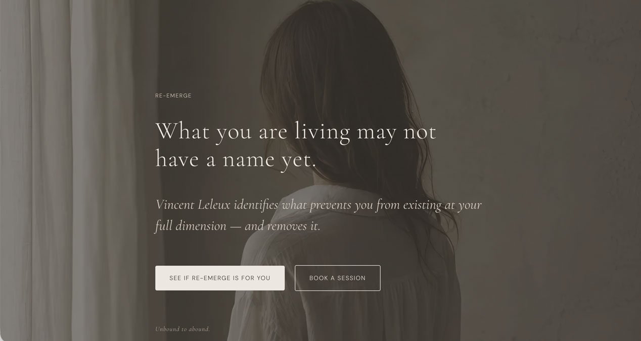 Re-Emerge program landing page